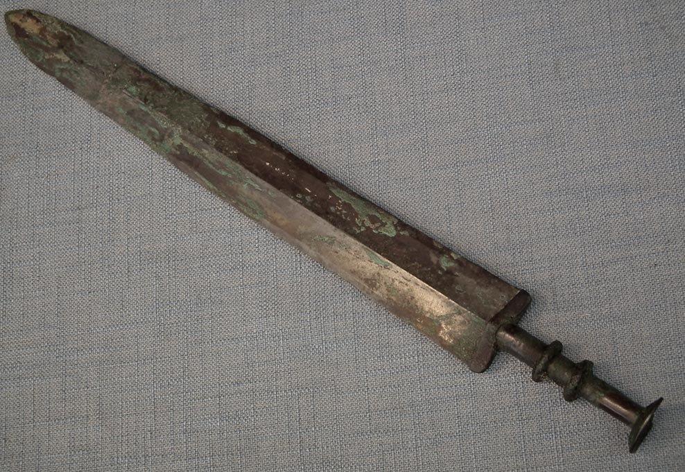 Ancient Chinese Jian Bronze Sword Warring States Period 475–221 BC