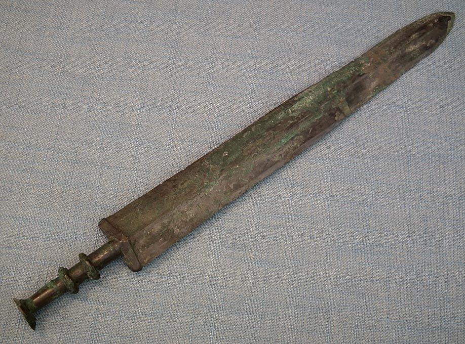 Ancient Chinese Jian Bronze Sword Warring States Period 475–221 BC