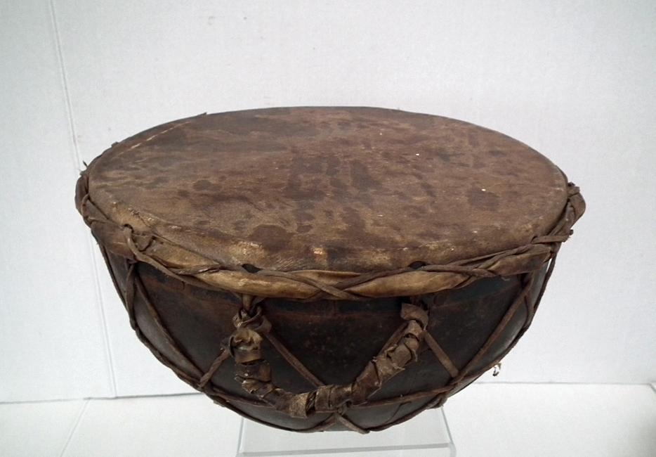 Antique Turkish Ottoman Islamic Military Kettle Drum Timpani 17th-19th century