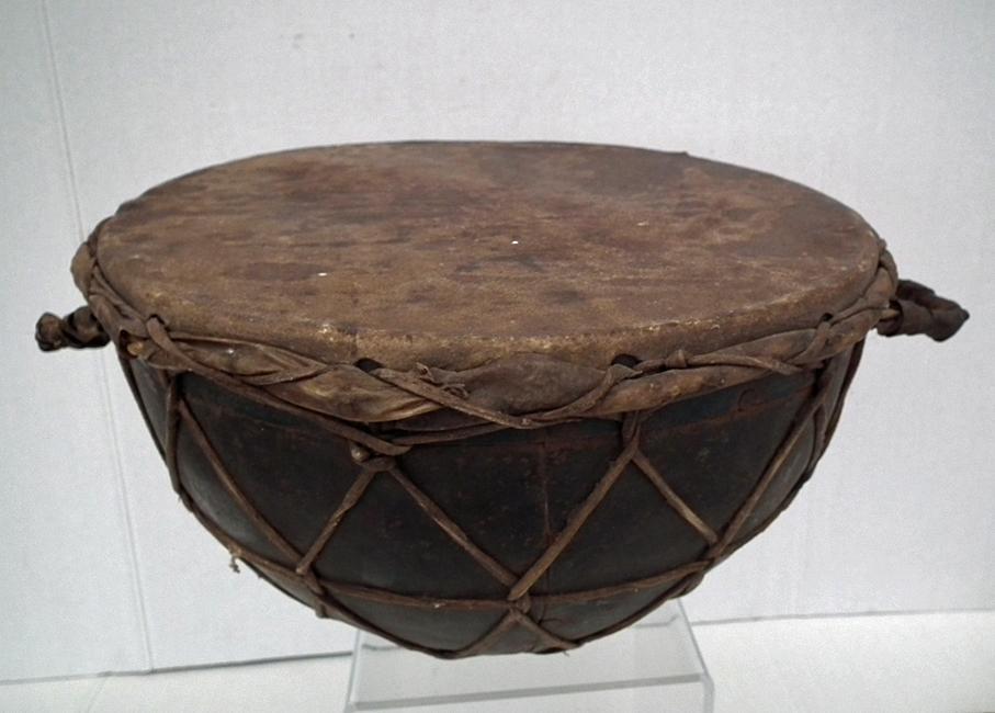 Antique Turkish Ottoman Islamic Military Kettle Drum Timpani 17th-19th century
