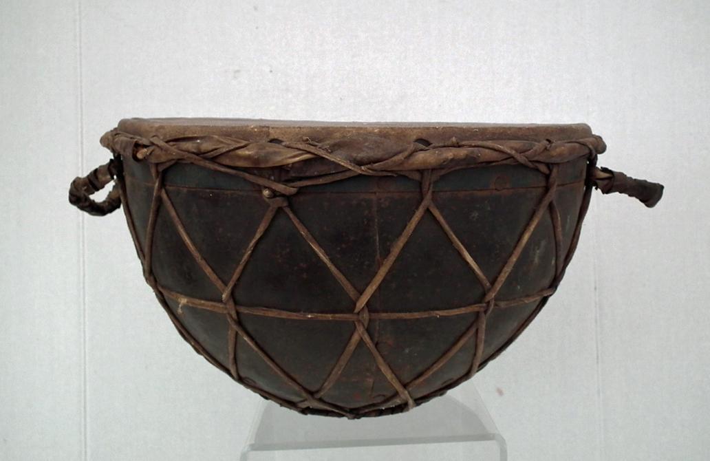 Antique Turkish Ottoman Islamic Military Kettle Drum Timpani 17th-19th century