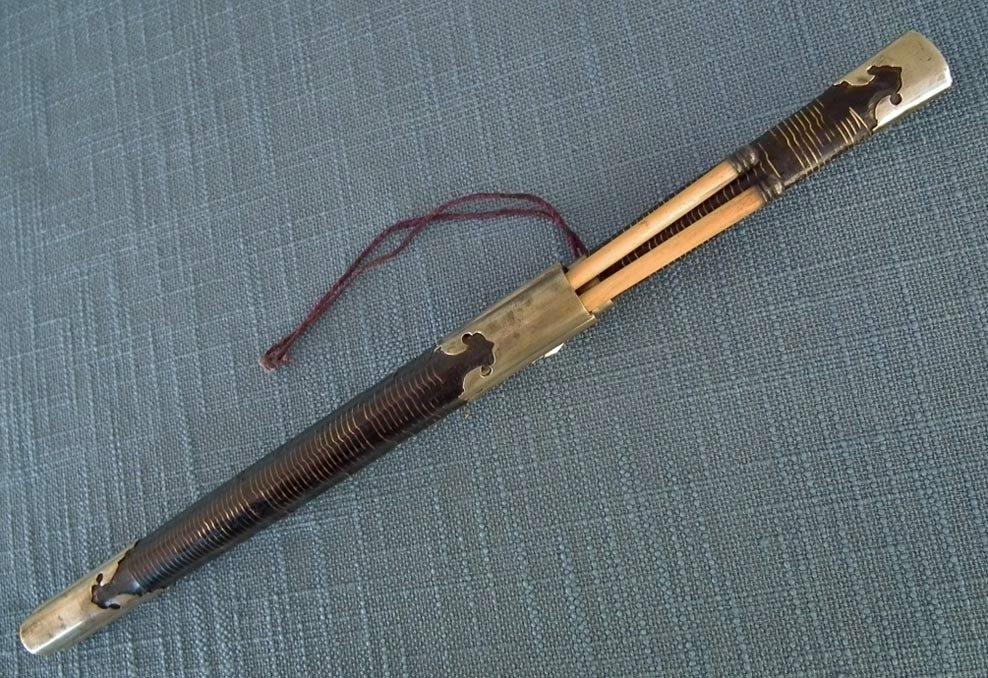 Antique Qing Dynasty Chinese Knife Dagger To Sword Jian & Dao