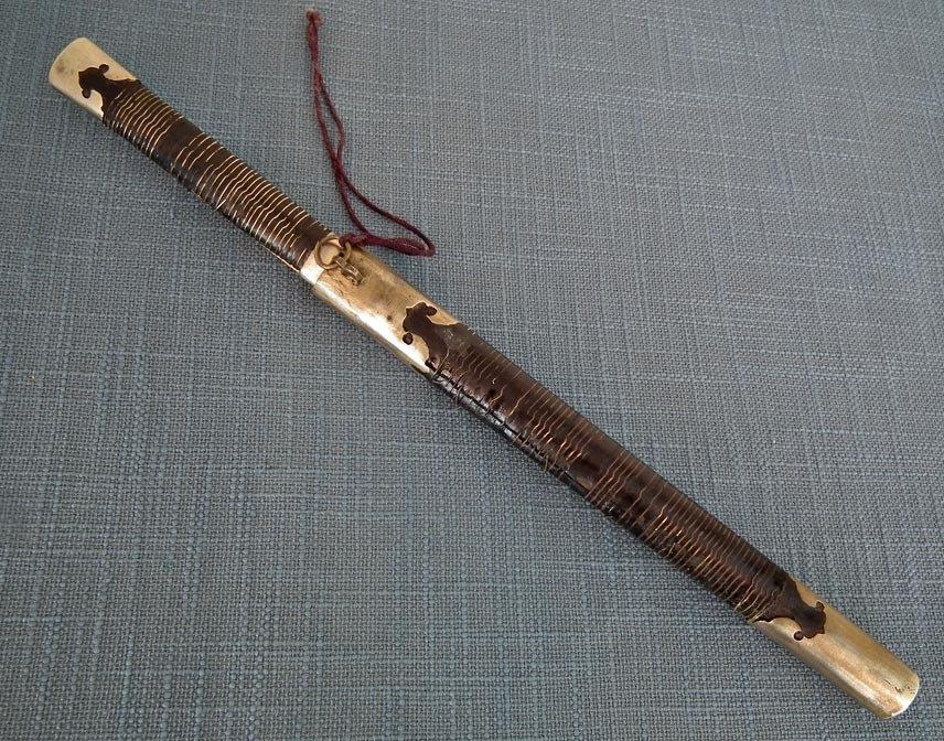 Antique Qing Dynasty Chinese Knife Dagger To Sword Jian & Dao