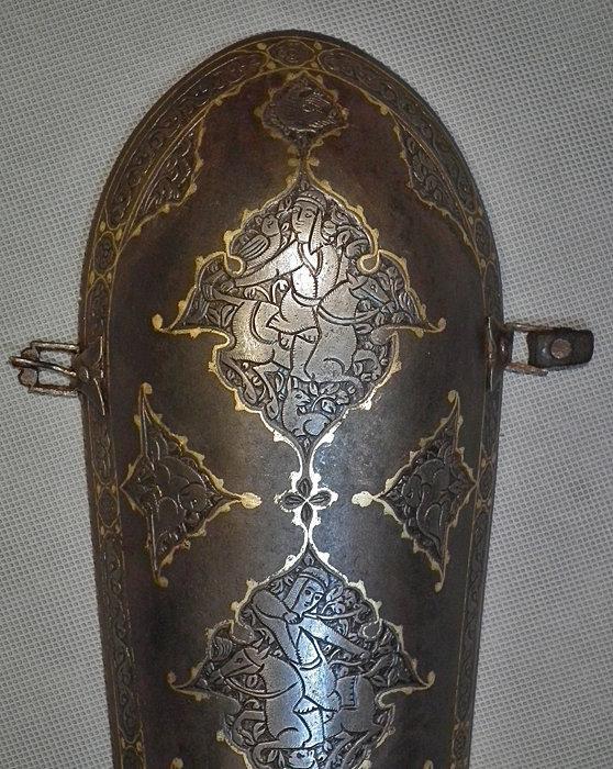 Antique 18th century Indo Persian Islamic Armour Bazuband