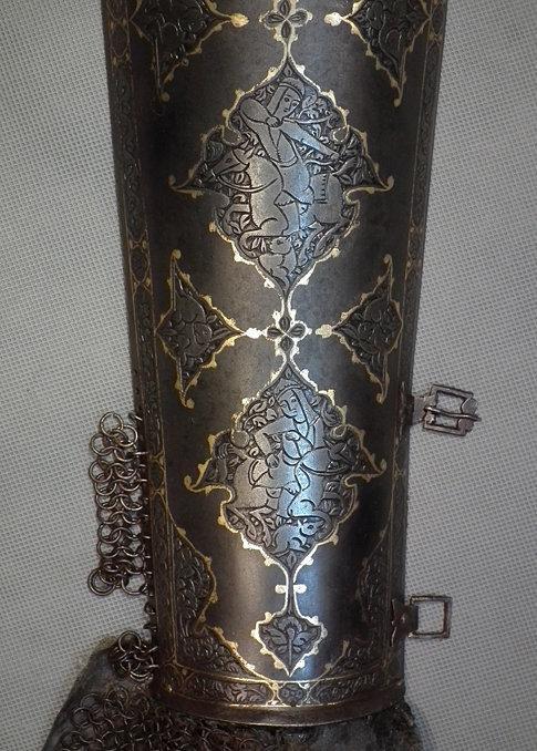 Antique 18th century Indo Persian Islamic Armour Bazuband