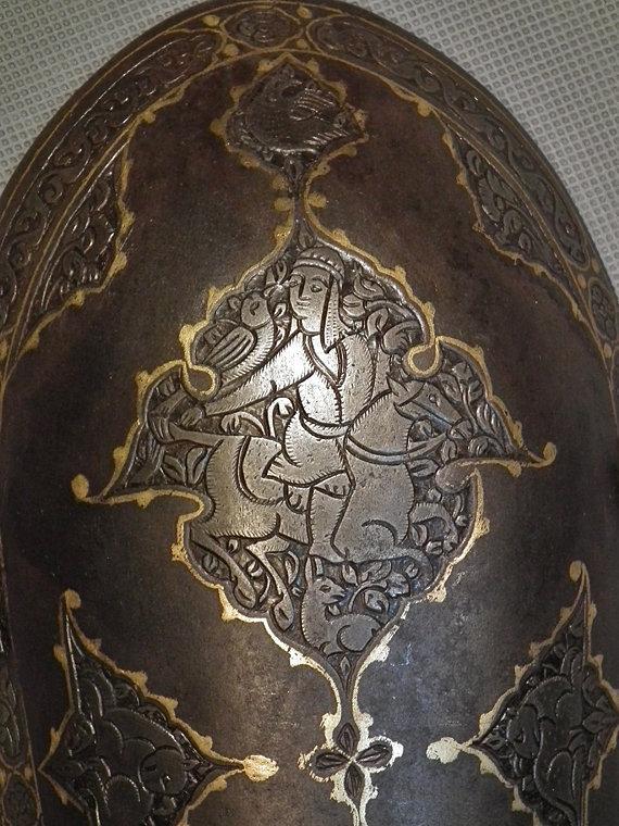 Antique 18th century Indo Persian Islamic Armour Bazuband