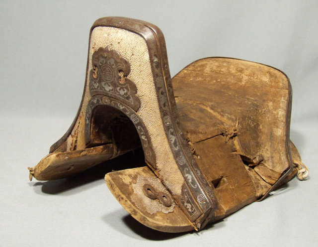 Antique 17th Century Korean War Lord Saddle