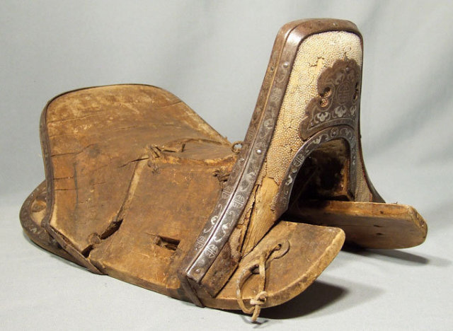 Antique 17th Century Korean War Lord Saddle