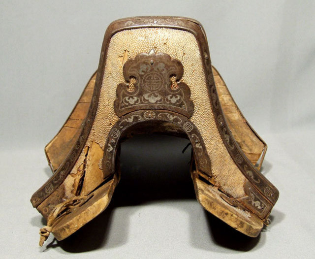 Antique 17th Century Korean War Lord Saddle