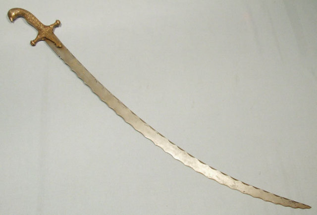 Antique Indo Persian, Mughal Sword Shamshir Talwar, 18th century