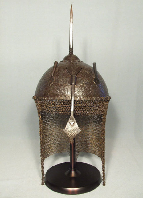 Antique 18th century Indo Persian Helmet Kulah-Khud