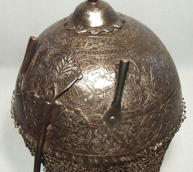 Antique 18th century Indo Persian Helmet Kulah-Khud