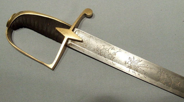 Antique French Hussar Sword, 18th Century