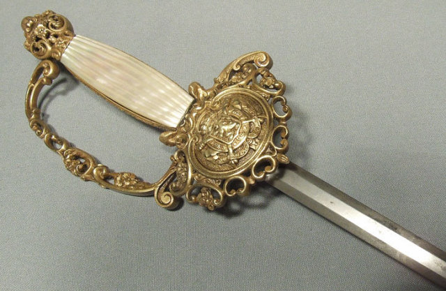 Antique 19th century Belgium Court Sword
