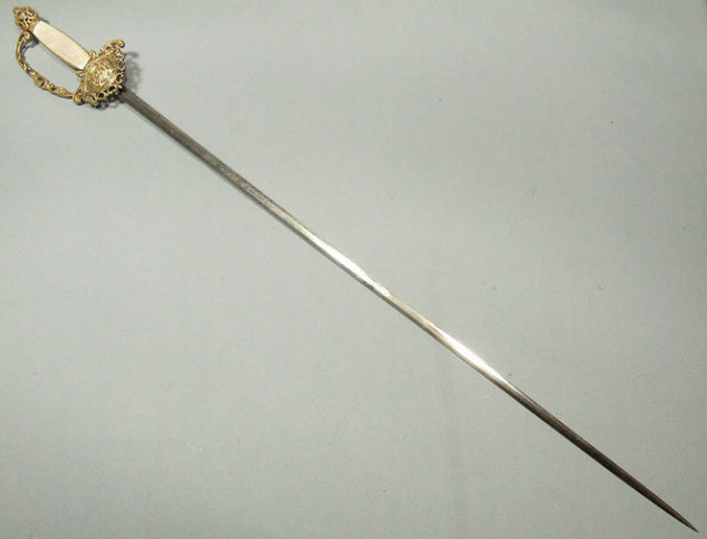 Antique 19th century Belgium Court Sword