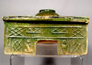 Ancient Chinese Green Glaze Ceramic Han Dynasty Stove Model