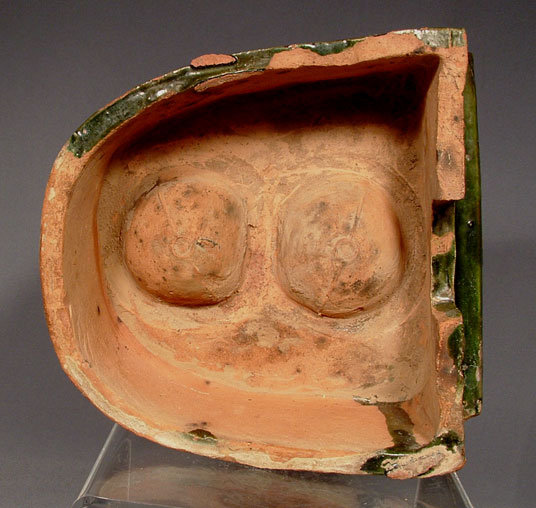 Ancient Chinese Green Glaze Ceramic Han Dynasty Stove Model