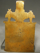 Antique Russian Bronze Icon Virgin The Joy of All That Mourn