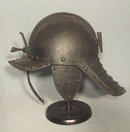 Antique Lobstertail Cromwellian Helmet Armor 17th century