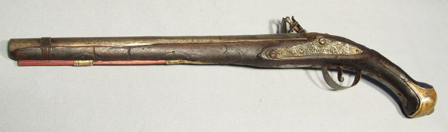 Antique 18th century Flintlock Gun Pistol