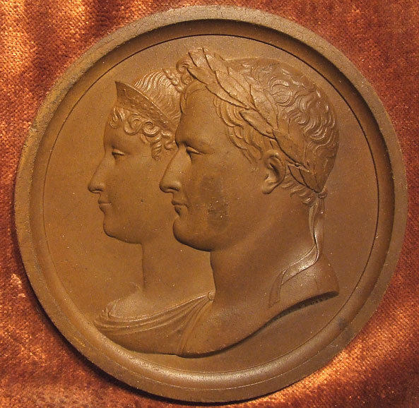 Antique Napoleonic Medal Napoleon & Josephine, 19th century