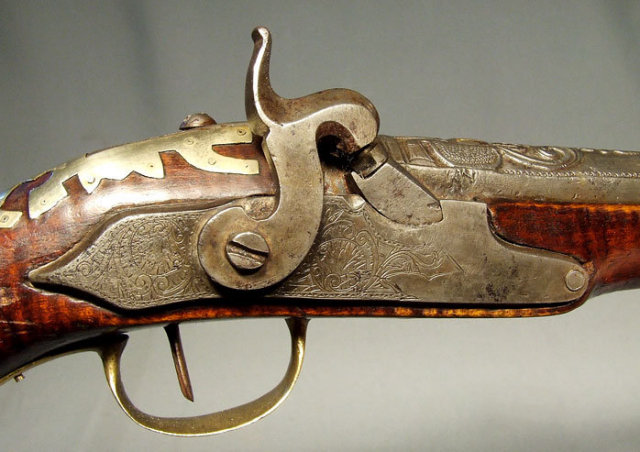 Antique American Trade Gun Pistol, 18th century