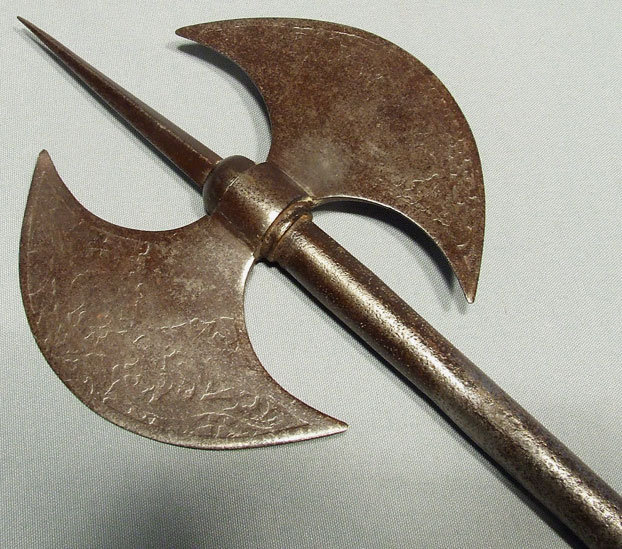 Antique Indo Persian Dervishs Axe, 18th - 19th century