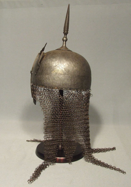 Antique 18th century Indo Persian Helmet Islamic Kulah Khud