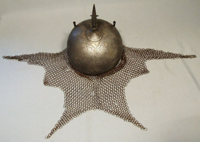 Antique 18th century Indo Persian Helmet Islamic Kulah Khud