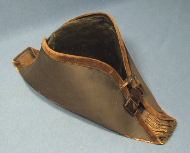 Antique Imperial Russian Navy officer Bicorn - Cocked Hat