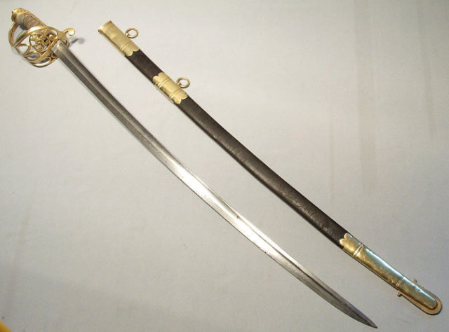 Antique British Infantry Sword 1845 Pattern, 19th century