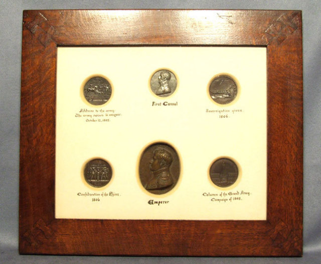 6 Antiques Napoleonic Medals Napoleon, 19th century