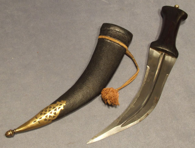 Antique 18th Century Turkish Ottoman Islamic Dagger Jambiya