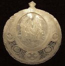 Antique Mother-of-Pearl Jerusalem Icon, 19th century