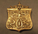 Antique Brass Gun Cartridge Box, 18th century