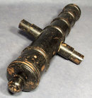 Antique Wooden Cannon Model, 18th century