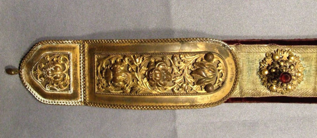 Antique 17th Century Polish-Hungarian Sword Belt