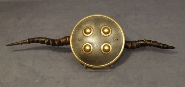 Antique 18th century Indo Persian Madu Shield