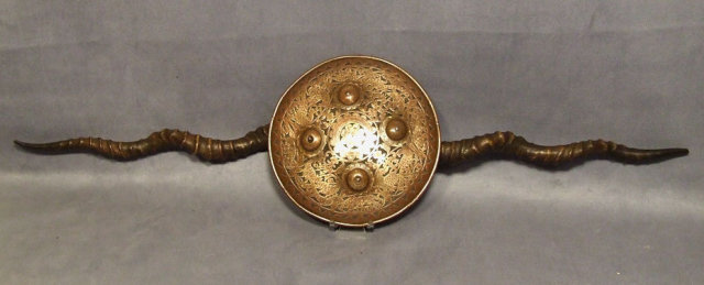 Antique 18th century Indo Persian Shield Madu