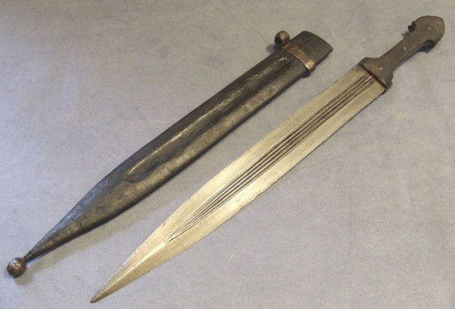 Antique Russian Sword Caucasian Dagger Kindjal