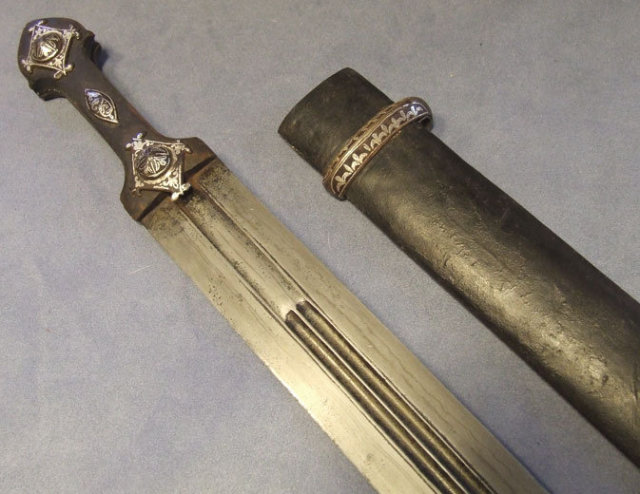 Antique Russian Sword Caucasian Dagger Kindjal