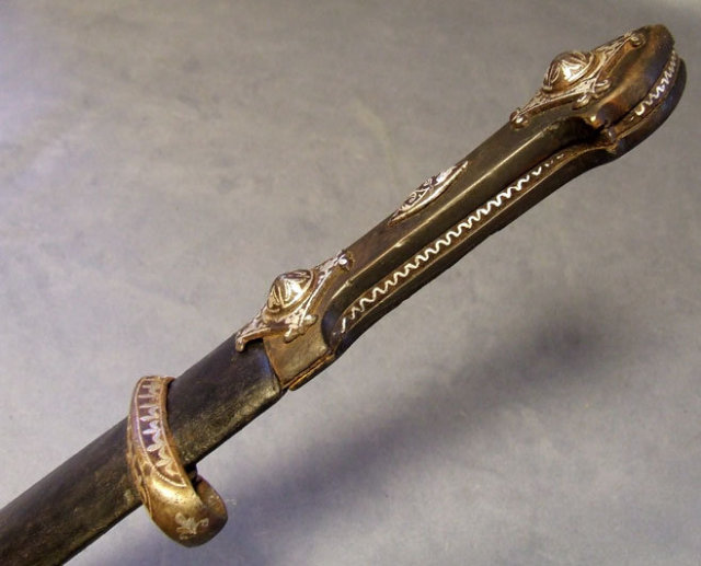 Antique Russian Sword Caucasian Dagger Kindjal