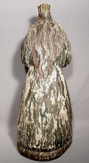 Antique 18th Century Spanish Sculpture Figure of Virgin