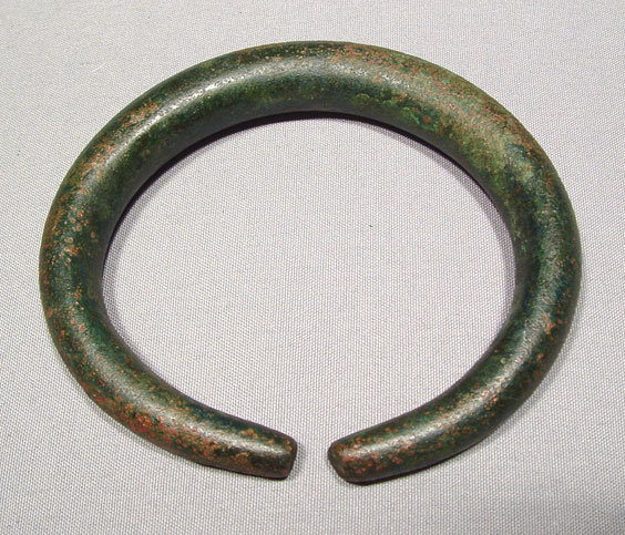 Ancient Celtic Bronze Armlet Torque, 800 to 475 BC