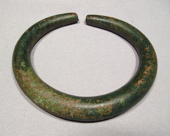 Ancient Celtic Bronze Armlet Torque, 800 to 475 BC