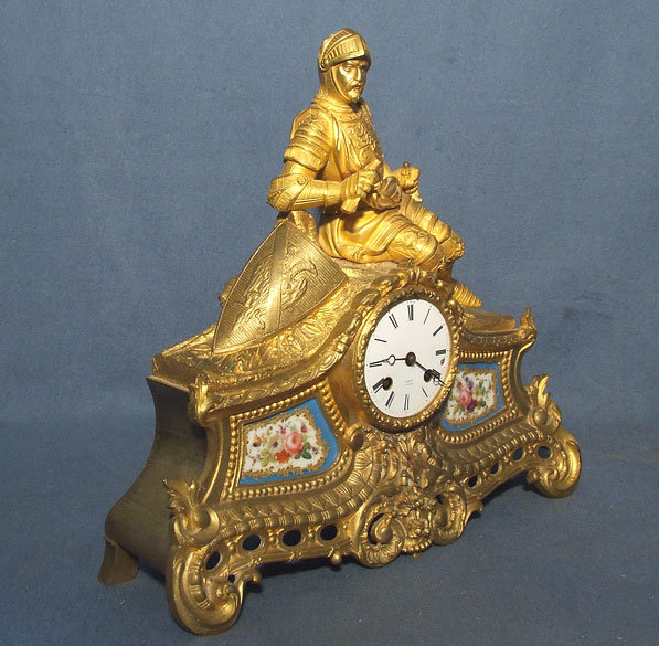 SOLD Antique 19th century Ormolu French Mantel Clock