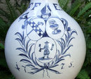 Antique 18th century Hanau Faience Enghalskrug Jug