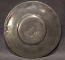 Antique 17th century Nürnberg Zinn Pewter Relief Plate Kaisertel