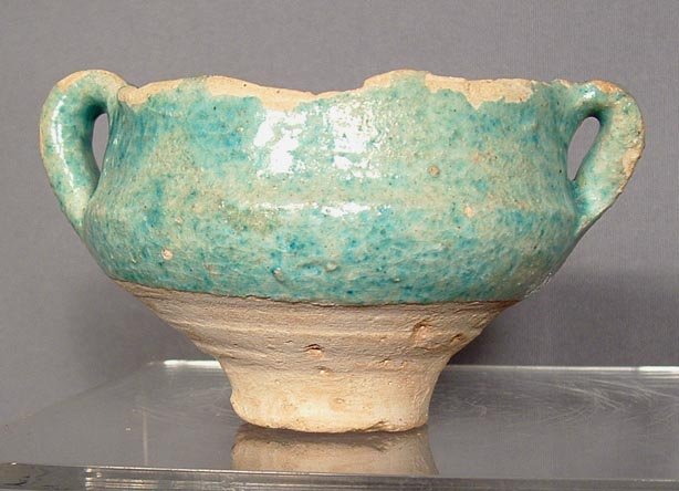 Ancient Ceramic Wine Cup Persian Sassanian