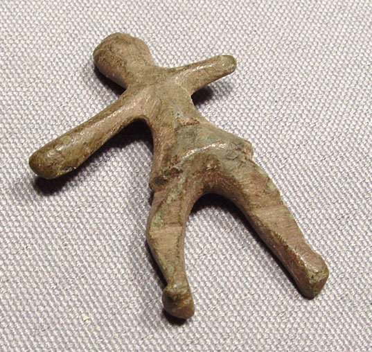 Ancient Thracian Bronze Horseman Figure